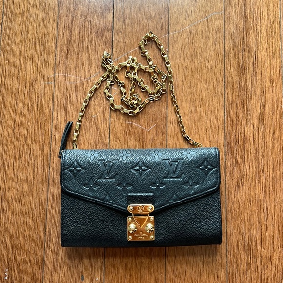 Louis Vuitton Small Purse on a Gold Chain